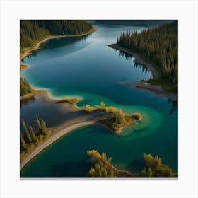 Default Create Unique Design Of Alaskan Lakes 2 Canvas Print