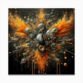 Peacock 6 Canvas Print