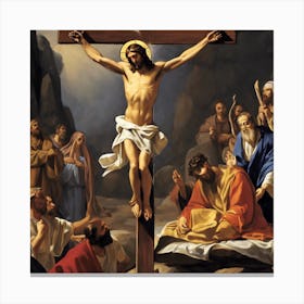 Crucifixion Of Jesus Canvas Print
