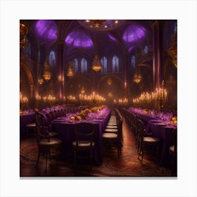 Banquet Hall Canvas Print