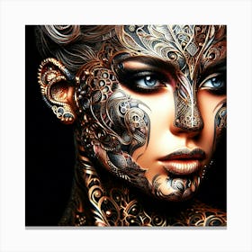 Portrait Artwork 185 Canvas Print