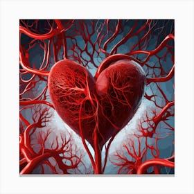 Heart Of A Tree Canvas Print