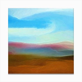 Abstract Landscape Painting 1 Canvas Print