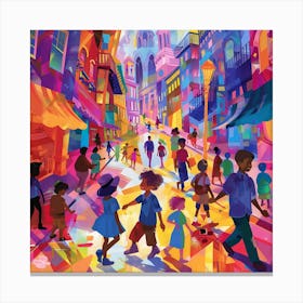 Street Scene 1 Canvas Print