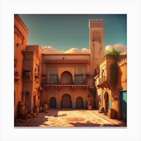 Morocco City Canvas Print