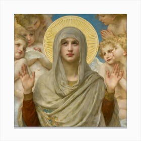 Virgin Of The Angels Canvas Print