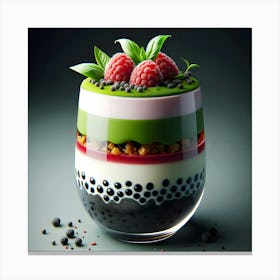 Dessert In A Glass Canvas Print