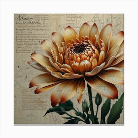 Chrysanthemum 2 Canvas Print