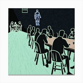 Room Full Of People Canvas Print