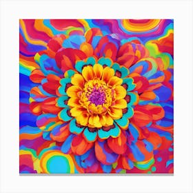 Colorful Art Of Crazy Salsa 8k Wallpaper (2) Canvas Print