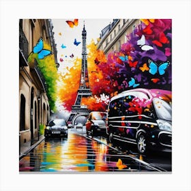 Paris Eiffel Tower 58 Canvas Print