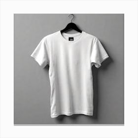 White T - Shirt 6 Canvas Print