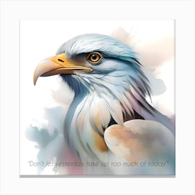 Inspirational Quotes (1) Eagle Canvas Print