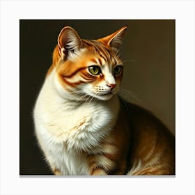 Feline Creative Cat Illustration 22 1 Canvas Print