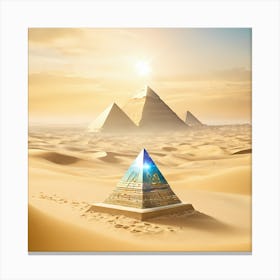 Pyramids Of Giza Canvas Print