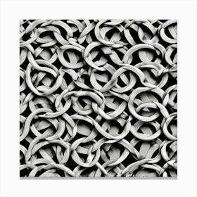 Chain Link Pattern Canvas Print