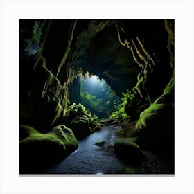 Waitomo Glowworm Caves Canvas Print