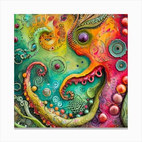 Octopus 24 Canvas Print