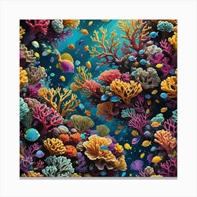 Coral Reef Canvas Print