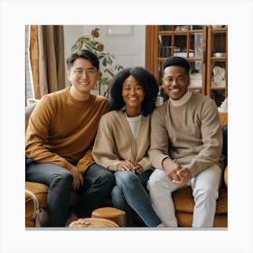 Family Portrait Canvas Print