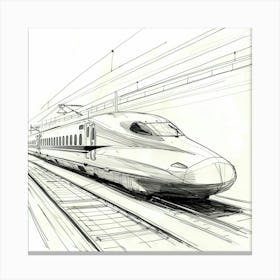 High Speed Train 4 Canvas Print