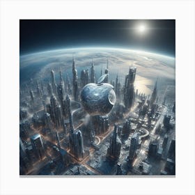 Apple City 2 Canvas Print