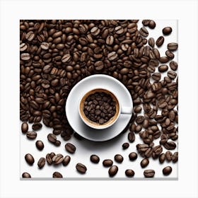 Coffee Beans 195 Canvas Print