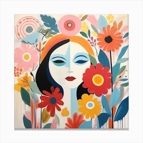 Flower Girl Canvas Print