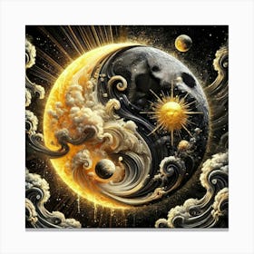 Yin Yang 89 Canvas Print