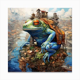 Frog City Canvas Print