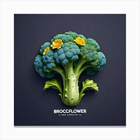 Broccoli Flower 1 Canvas Print