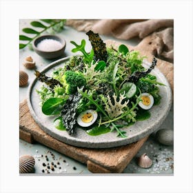 A Beautifully Plated Dish Called The Maritime Sala Canvas Print