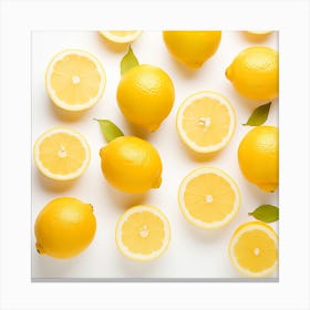 Lemons 3 Canvas Print