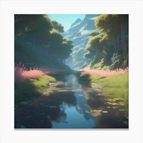 'River' 6 Canvas Print