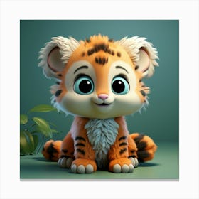 Tiger Cub 20 Canvas Print