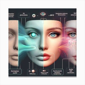 Human Face Canvas Print