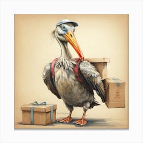 Pelican 35 Canvas Print