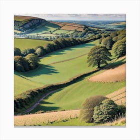 Rolling Hills Canvas Print