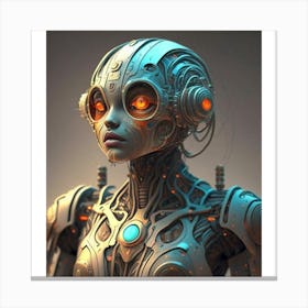 Futuristic Woman 1 Canvas Print