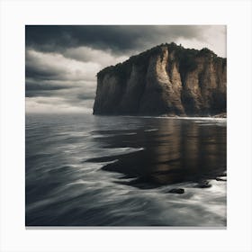 Cliffs In The Ocean Canvas Print