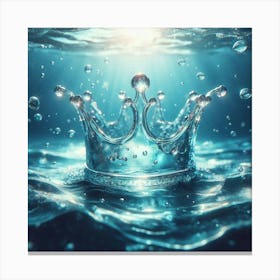 Glass Crown Canvas Print