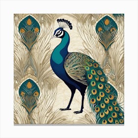 Peacock 2 Canvas Print