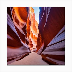 The walls of the canyon 2 Canvas Print