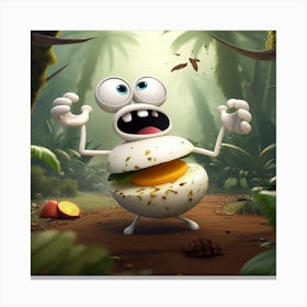 Monsters In The Jungle Canvas Print