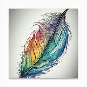 Feather Feather Feather 14 Canvas Print