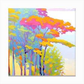 Colorful Trees Canvas Print