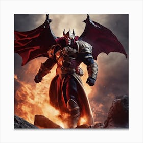 Demon Canvas Print