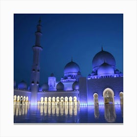 Sheikh Abdullah Grand Mosque Canvas Print