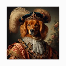 King'S Dog Canvas Print
