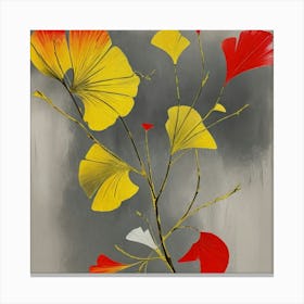 Ginkgo Leaves 3 Canvas Print